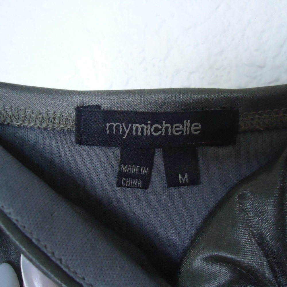 My Michelle Short Gray Formal Party Dress - Size M - Picture 8 of 8